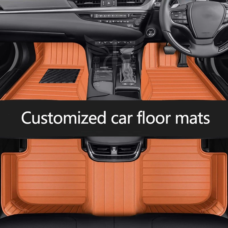Custom Car Floor Mats For Nissan Navara d40 2013 Qashqai j11 2018 Qashqai 2015 Tiida 2023 March 2011 Auto Interior Accessories
