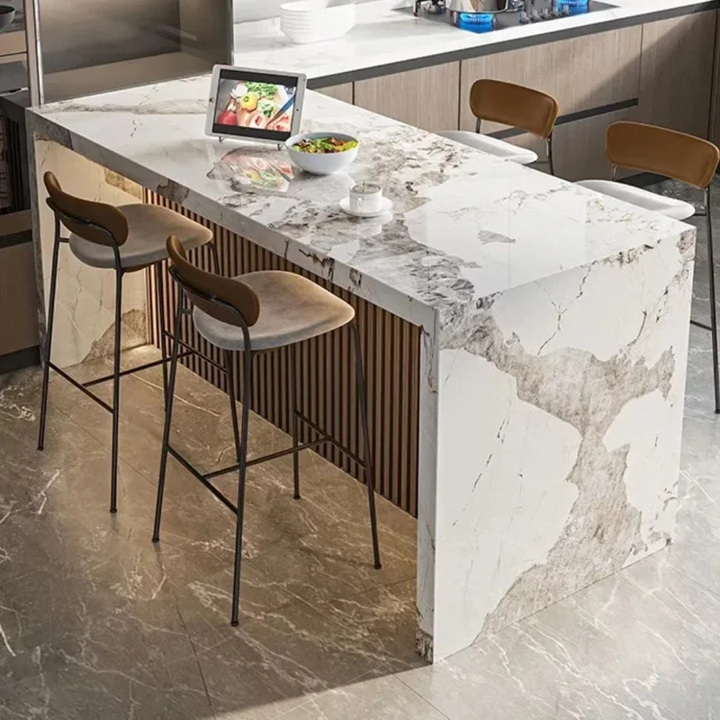 Slate bar household Nakajima table with sink lift socket kitchen operation