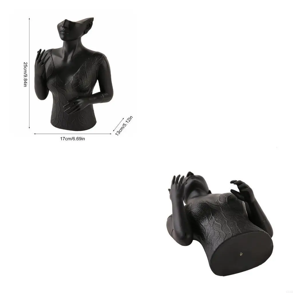 

Художественная голова-манекен-бюст Реалистичная голова-бюст-подставка-органайзер для презентации ювелирных изделий в магазинах