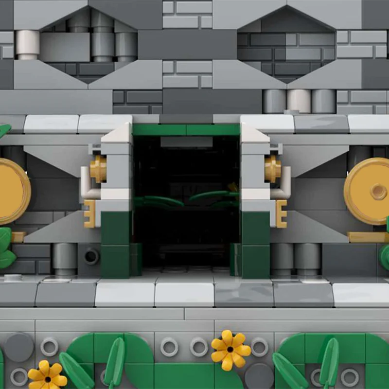 8056 قطعة MOC ازتيك الهرم مدينة الغابة نموذج اللبنات لعبة العمارة تجميع DIY بها بنفسك هدايا عيد الميلاد فكرة عيد ميلاد الاطفال #5