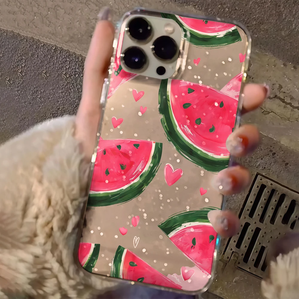 Lüks Sevimli Karpuz Desenli Şe - Glitter Shockproof Case incelemesi ve fiyatı