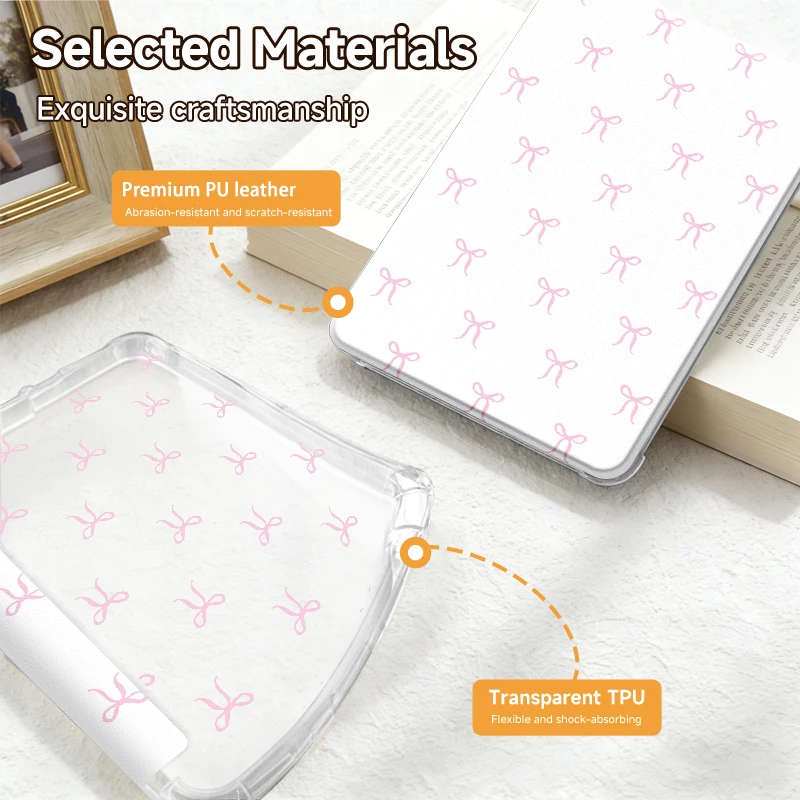 Ultra-thin transparent back cover case for Kindle Paperwhite 5/12,Colorsoft Signature Edition,and Kindle 11th gen e-readers