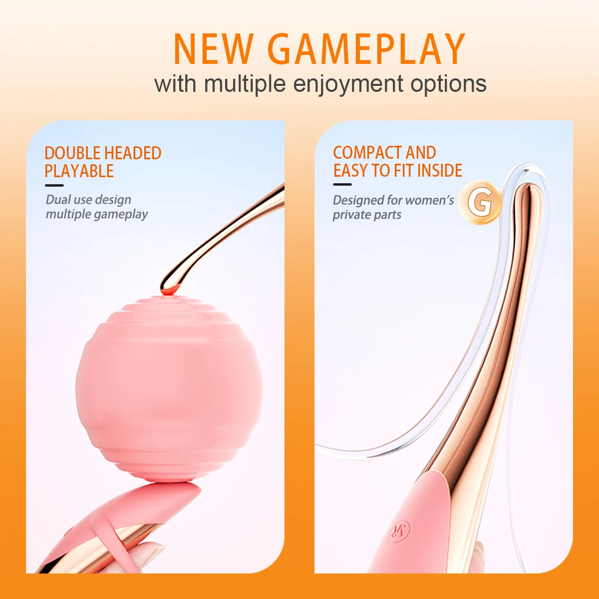 G-point هزاز للإناث الحلمة البظر المهبل محفز متعدد التردد بالموجات فوق الصوتية الاهتزاز الاستمناء الجنس لعب الكبار #3