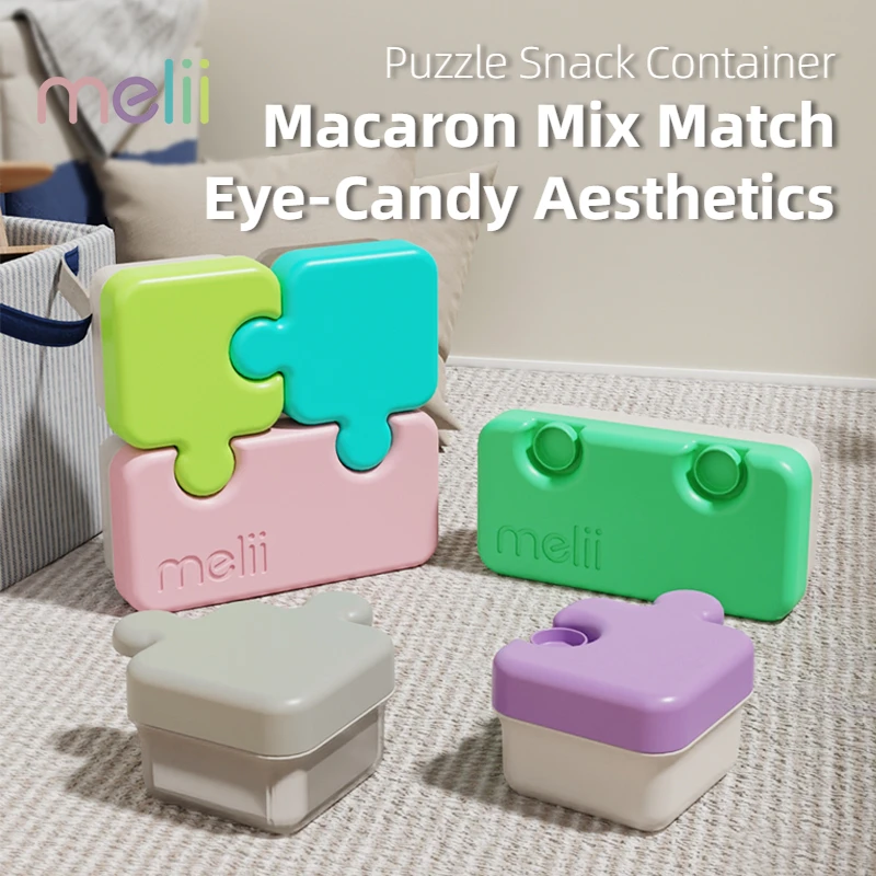 Melii Puzzle Container Fruit Lunch Box Picnic Box Storing Fruits