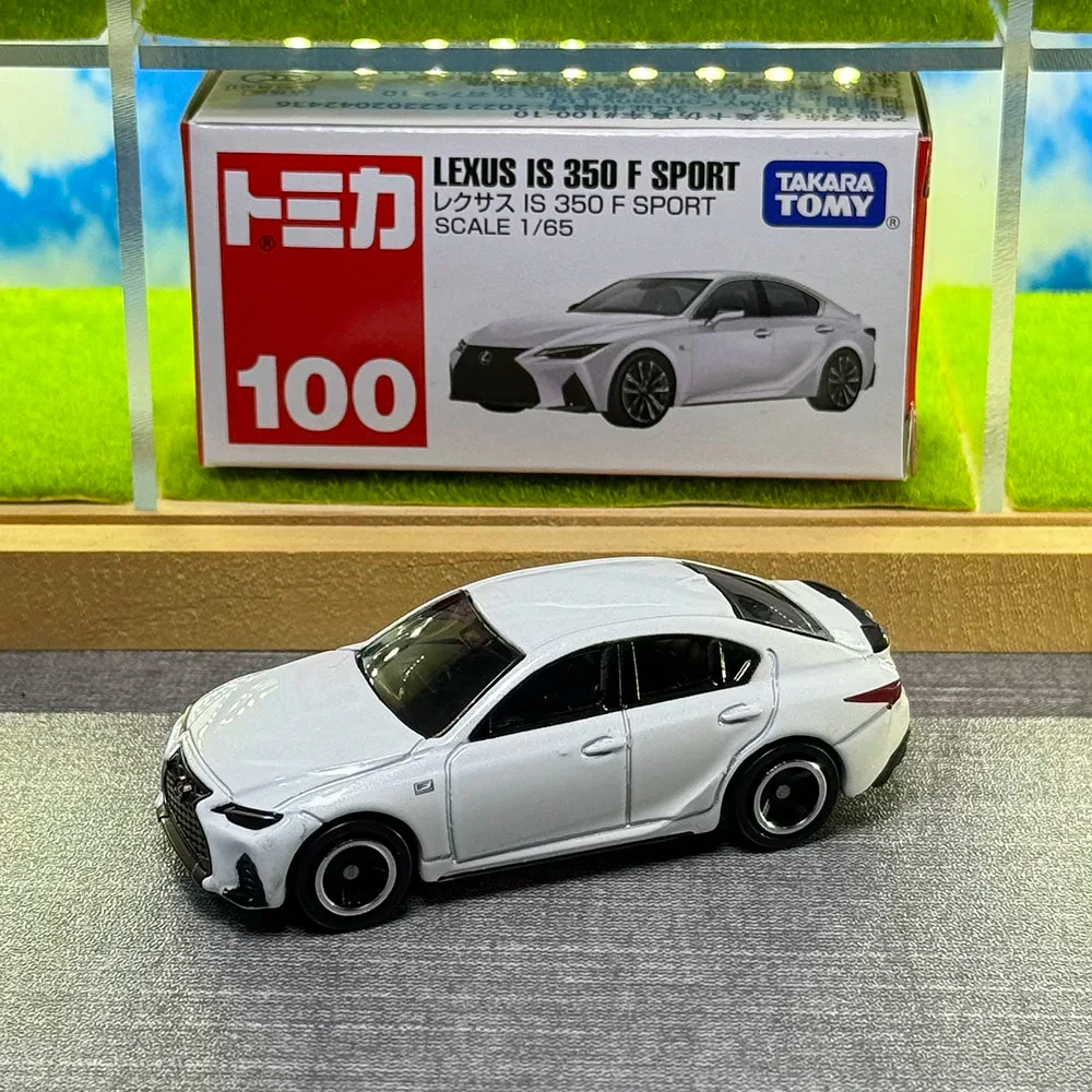 Takara Tomy Tomica No.100 Lexus IS 350 F SPORT Metal Diecast Model Mini Sedan Vehicle Replica For Home Desk Decoration view 3