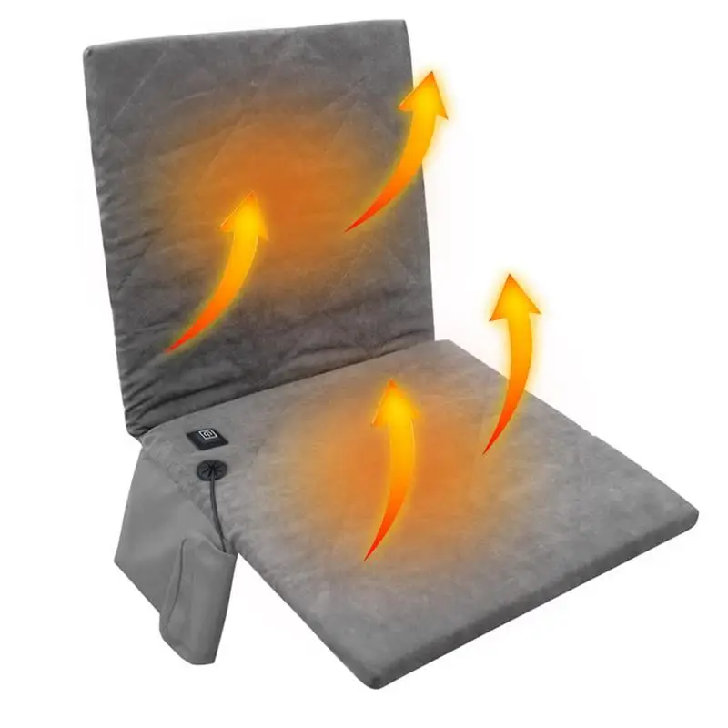 Heated Seat Cushion Electric Chair Heating Pad With 3-level Temperature Adjustment Rechargeable Electric Seat Pads For Outdoor