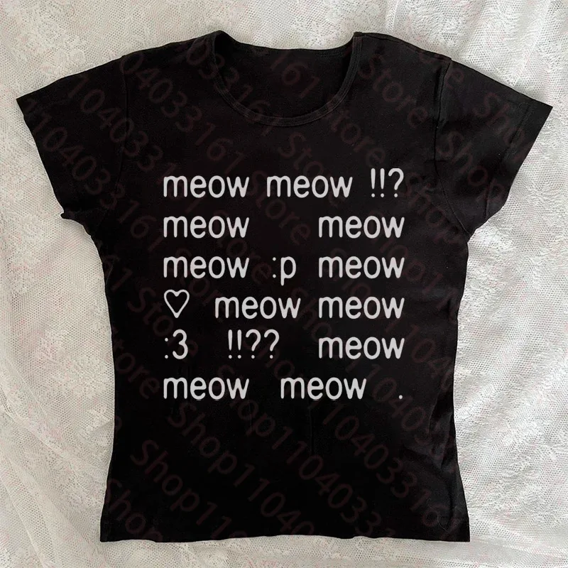 رسالة الجرافيك طباعة الجرونج خمر تي شيرتات قصيرة الاكمام Y2k نمط سليم المحاصيل الأعلى الشارع الشهير الهيب هوب الرسن القمم 90s المرأة بلايز