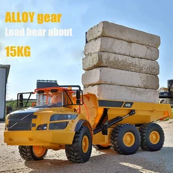 Large RC truck 1:20 Double E E591 A40G Rc Dumper Alloy Cars Trucks Remote Control Car Tractor Articulated Dump Engineering Car