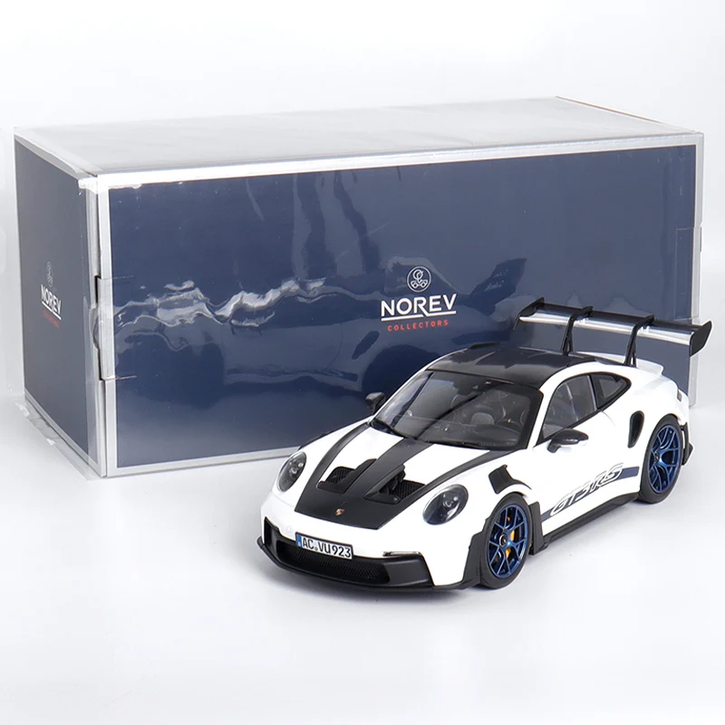 NOREV Diecast 1:18 Scale Porsche 911 992 GT3 RS Weissach Simulation Alloy Car Model Collectible Toy Gift Souvenir Decration