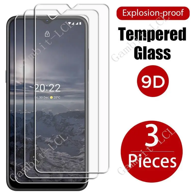 3PCS For Nokia C32 Tempered Glass Protective On NokiaC32 C 32 6.5