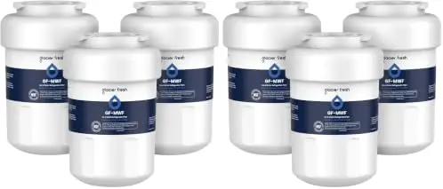 Refrigerator Water Filter Replacement, 6 Pack, Compatible with Many Standard Refrigerator Filter Cartridge Models