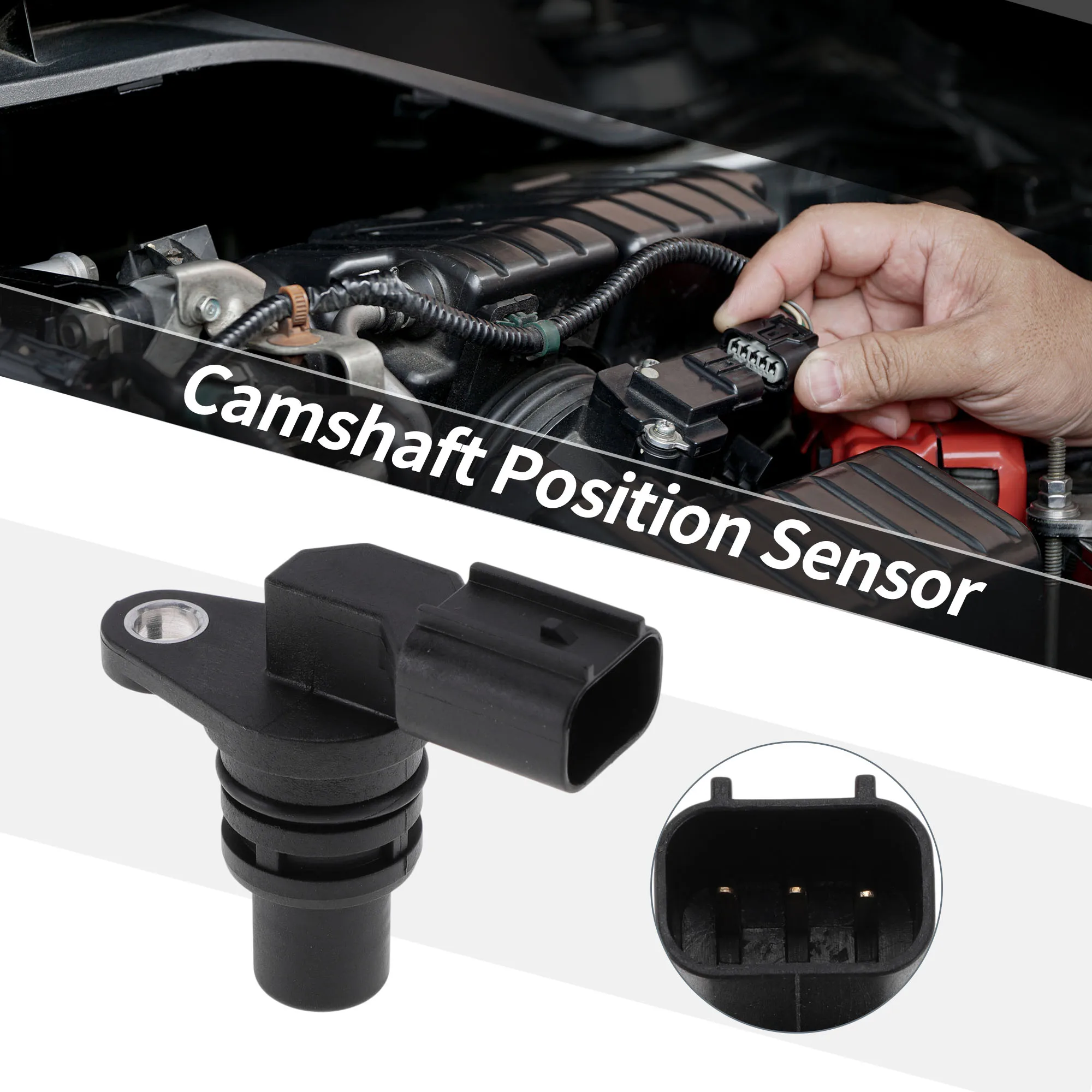 UXCELL No.PC761 Camshaft Position Sensor CMP Camshaft Sensor for Ford C-Max 2013-2018