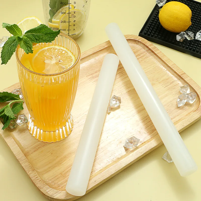Crushed Ice Hammer Popsicle Sticks Cocktail Swizzle Stick PP Multifunction Fruit Muddle Pestle Wine Supplies