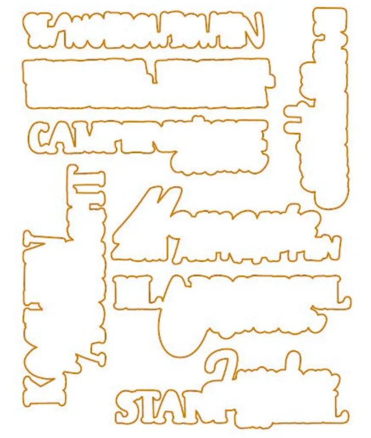 Neu eingetroffene Vorverkaufs-Stanzformen und Stempel für DIY-Scrapbooking/Fotoalbum, dekorative Prägung, DIY-Papierkarten