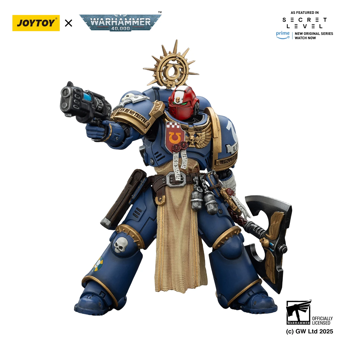 

[В НАЛИЧИИ] Фигурка JOYTOY Warhammer 40,000 1/18 Ultramarines Metaurus