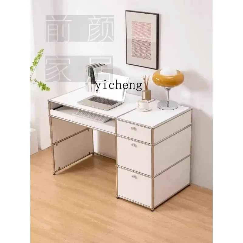 CZ-19  Desk Dresser Now Computer Desk Writing Desk Rectangle Stainless Steel Module Combination