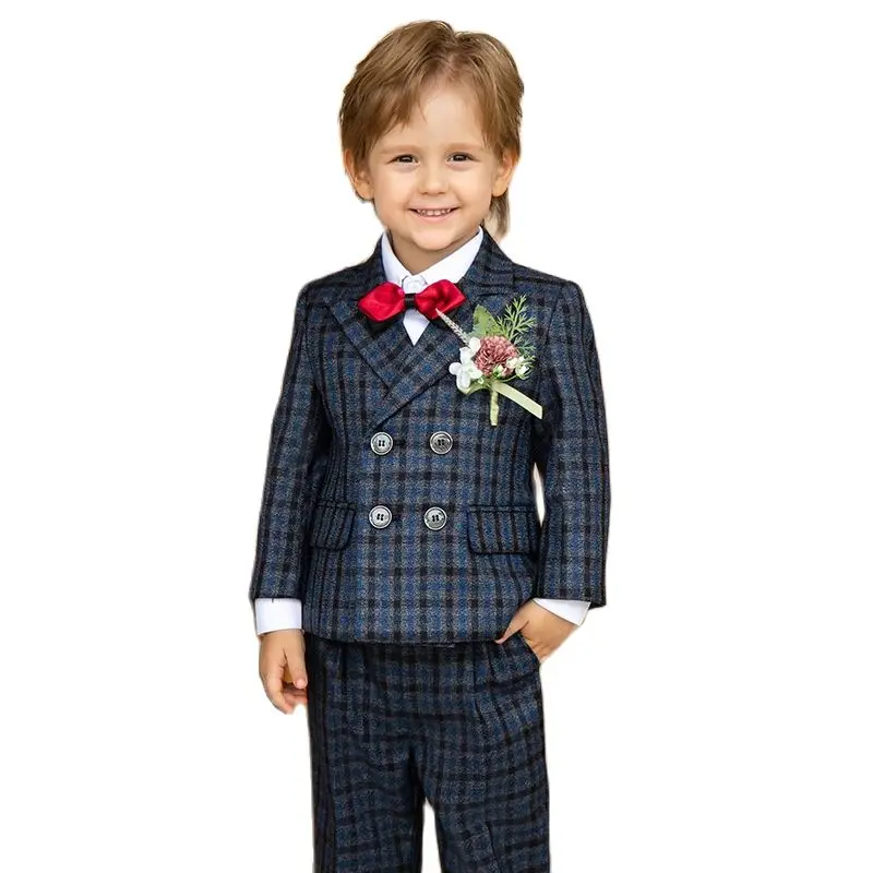 

Children Piano Birthday Dress Gentleman Kids Beaufitul Photograph Suit Boys Formal Wedding Party Performance Dance Tuxedo Wear