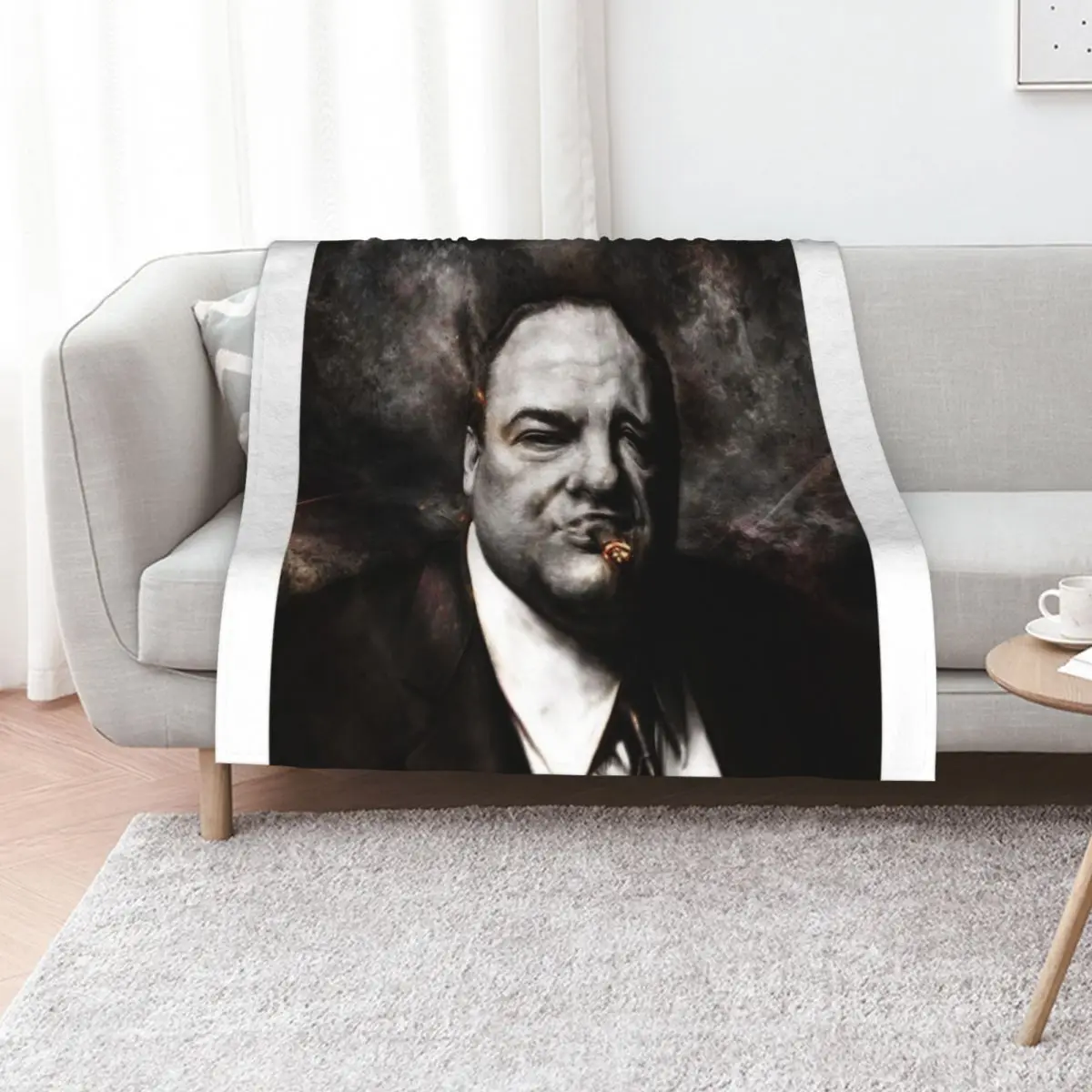 

The Sopranos - Tony Soprano Throw Blanket For Decorative Sofa Decorative Beds Camping Personalized Gift Blankets