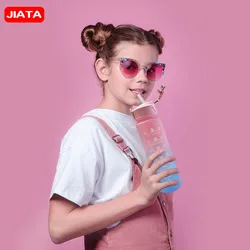 750ml Water Bottle for Children Girls Sport Bottles Water Bottles Kids 2024 New Design Drinkfles Straw Drink Cups Dinkware SM005