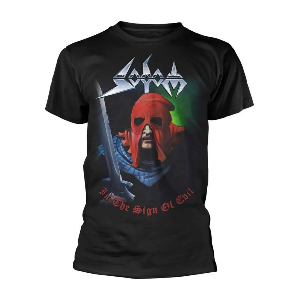 Men'S Sodom In The Sign Of Evil T Shirt X Large Black