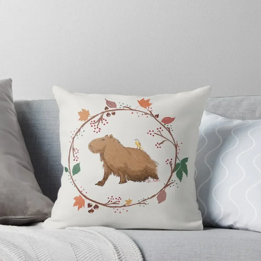

KAPIBARA. ANIMALS SERIES Throw Pillow Cushions Home Decor christmas cushions covers autumn decoration New year pillow