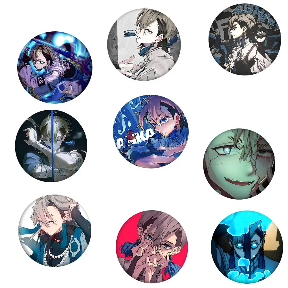 Anime Zanka Nijiku Rundes Abzeichen Kreative Brosche Kleidung Rucksack Accessoires Anstecknadel