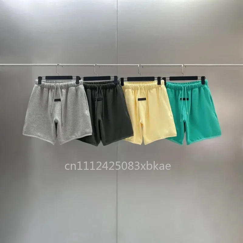 

Мужские повседневные шорты FW24 Double Line Luxury Design: свободные бриджи до колена, однотонные спортивные шорты в стиле High Street