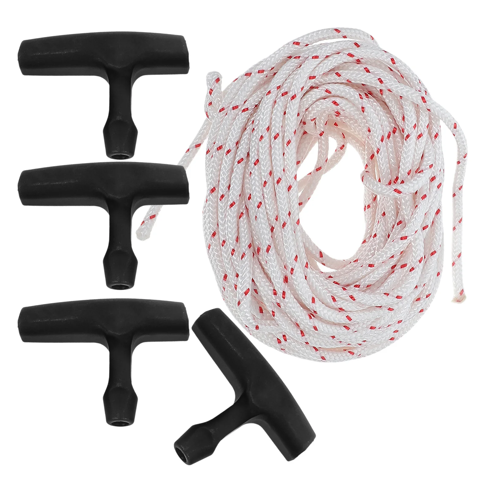 

10M Starter Rope Handle For Lawn Mower Chainsaw String Trimmer Brush Cutter Engine Replacement Durable Pull Cord Lawn Tool Kit