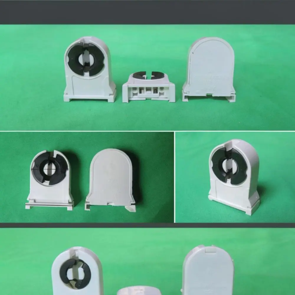 G13 Socket Base For T5 T8 Fluorescent Light Tube Fixture Holder Connector Plastic Replacement Parts For Lamp Mount