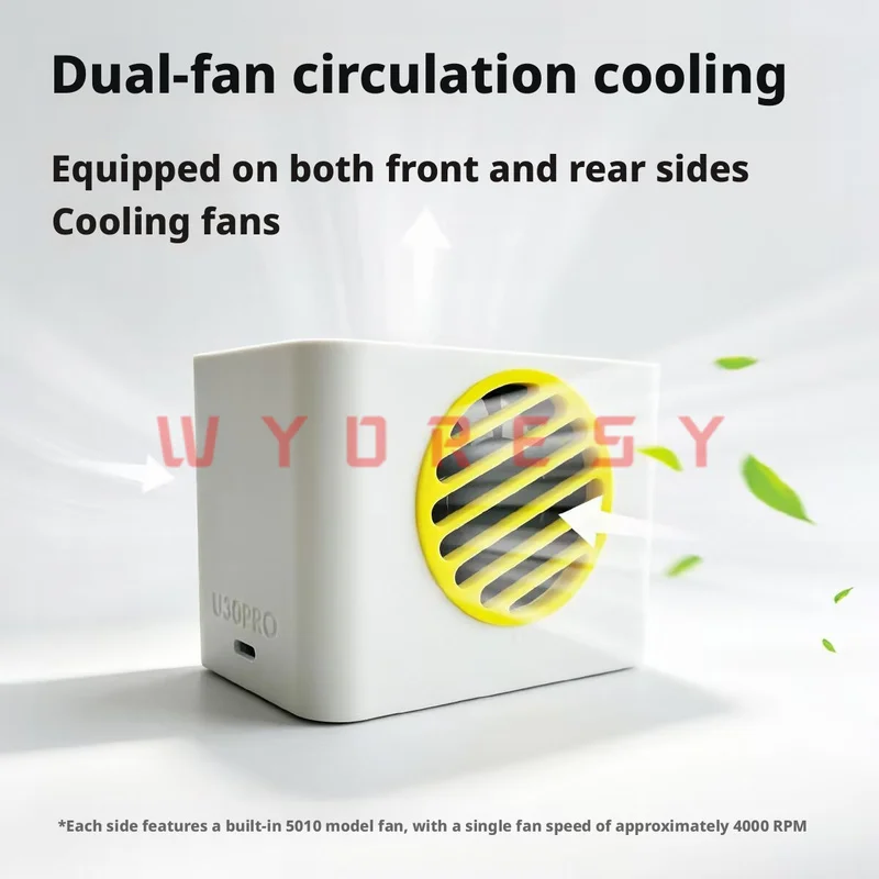 for HUAWEI E6888 5G MiFi Dual Fan Cooling Base Support Fast Charging And Data Transmission With Large Air Grille
