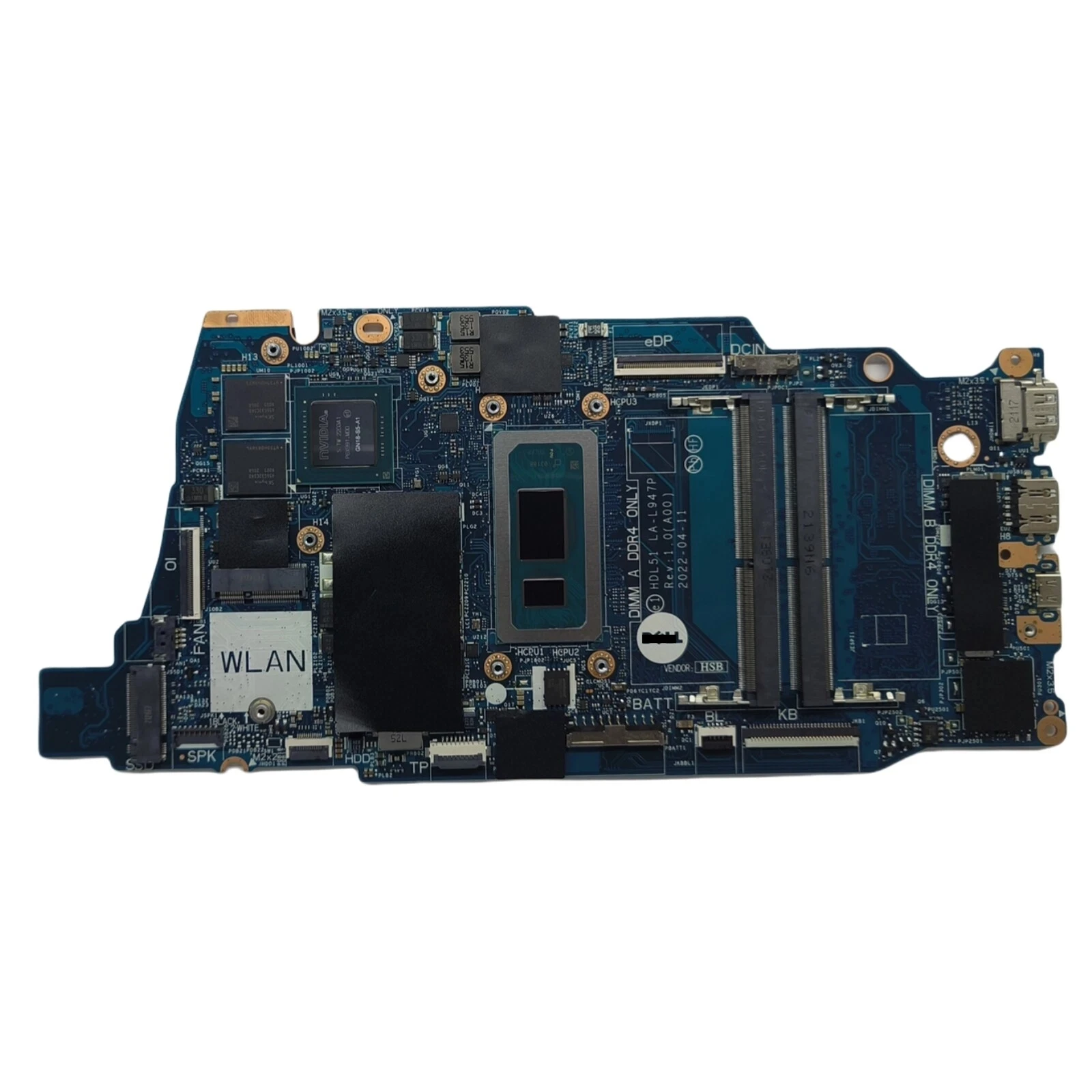 

0JPPCX For inspiron 15 3520 Motherboard HDL51 LA-L947P i7-1255U MX550 2GB
