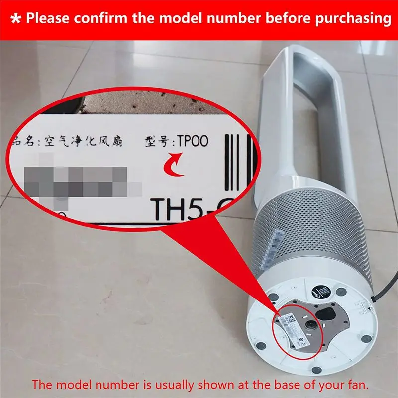 AA08-Replacement Remote Control For Dyson Pure Cool TP04 TP06 TP09 DP04 Purifying Fan Remote Control view 4