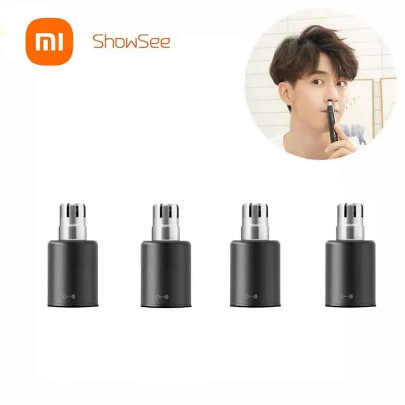 Xiaomi Showsee Nose Ear Hair Trimmer Cutter Bits Electric Portable Mini Nose Hair Removal for Men Women Nose Hair Clean