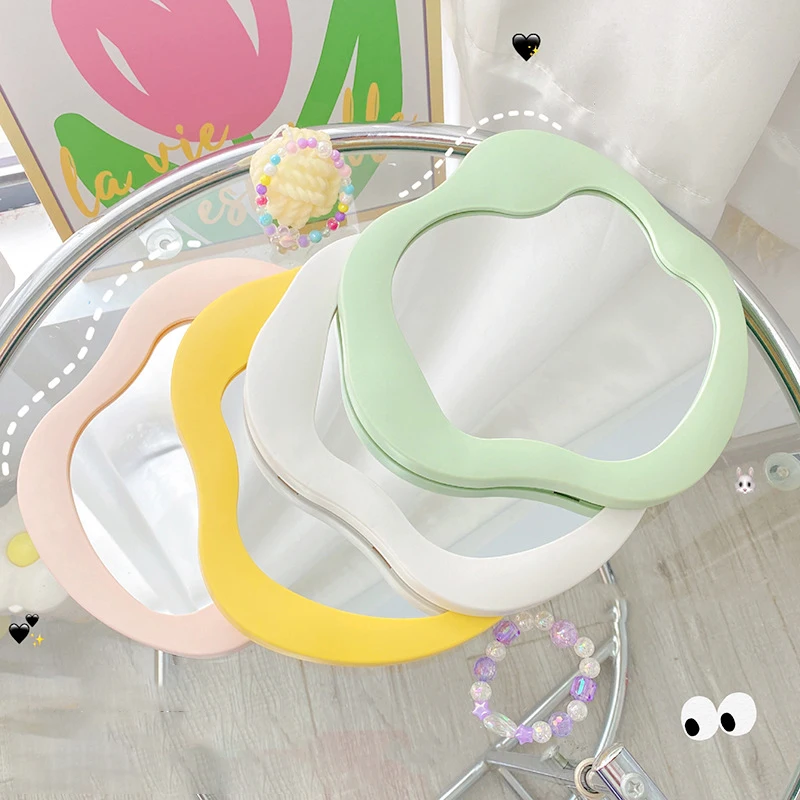 女性用化粧鏡,不規則な装飾ミラー,学生用寮用品,家用クリエイティブミラー