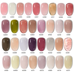 MAYCHAO – vernis à ongles Transparent, couleur chair, Gel Semi-Permanent, couche de finition, à tremper, UV, LED, 7.3ml