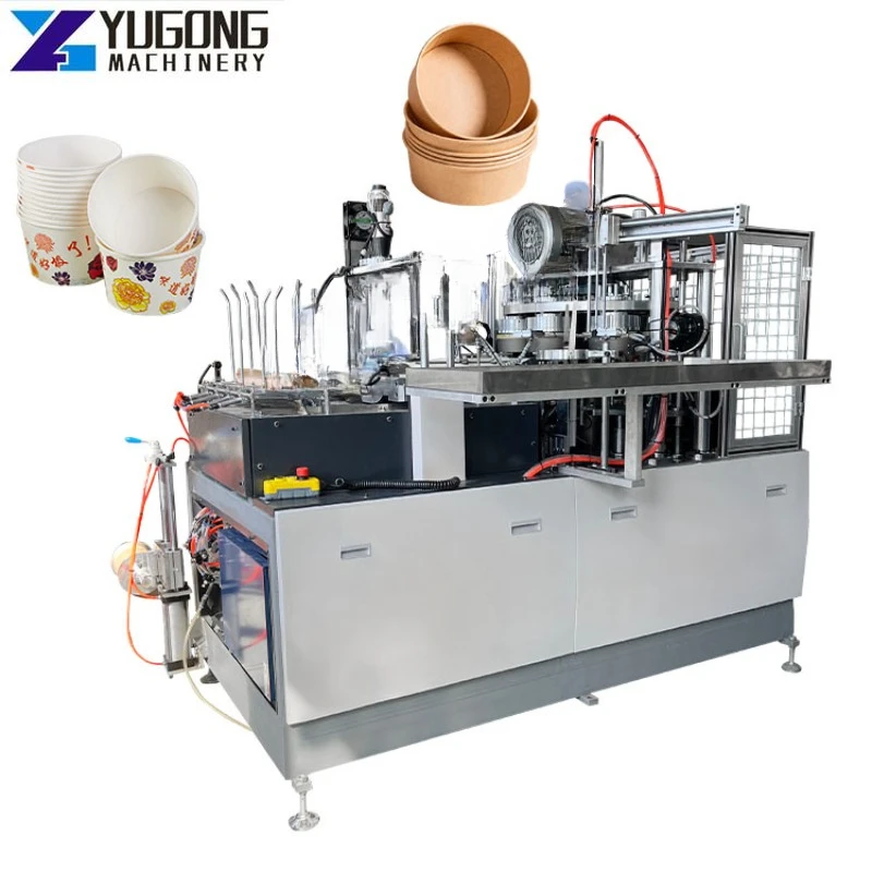 YG Cup Making Machine Paper Cup Forming Disposable Paper Cup Machine Kraft Cake Paper Lunch Box Cone Paper Cup and Bowl Machine