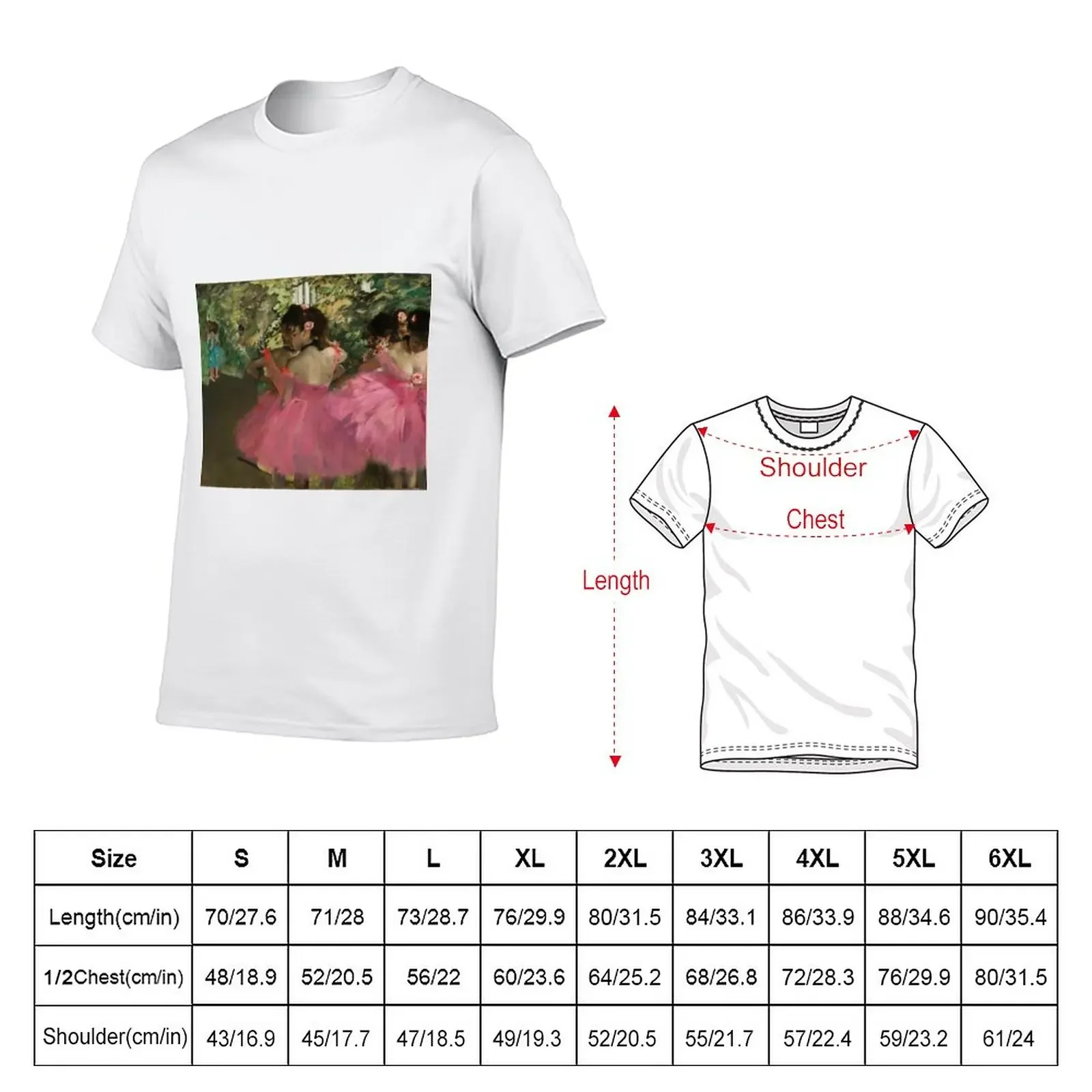 New Edgar Degas&apos;s Dancers in Pink T-Shirt boys t shirts anime clothes mens graphic t-shirts funny