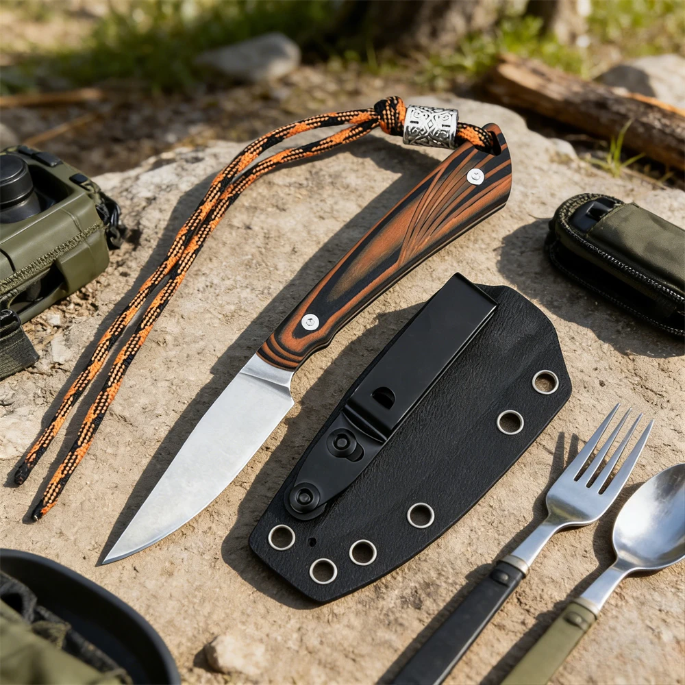 

EDC: Горячая распродажа! Уличный нож с прямым эргономичным лезвием и рукояткой для рыбалки, туризма, альпинизма. Незаменимый инструмент и подарок для отпуска.
