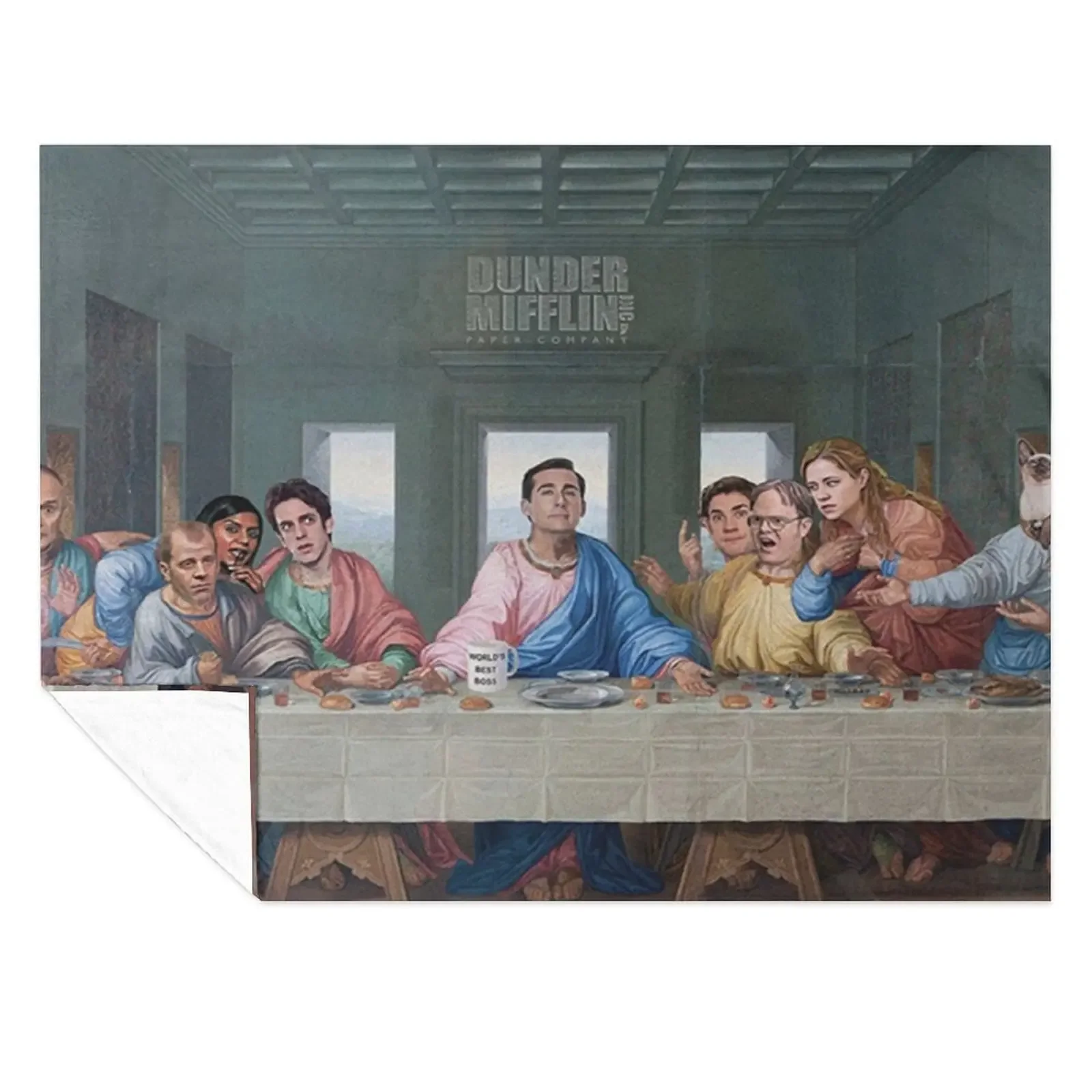 

The Last Supper Office Edition Throw Blanket christmas gifts Thermals For Travel for winter Travel Blankets