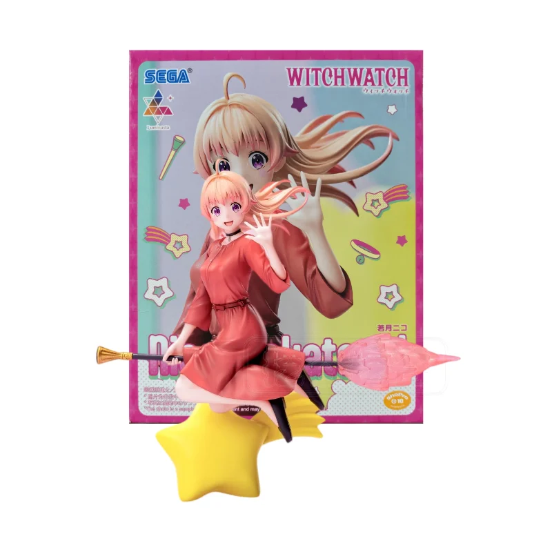 Оригинальная фигурка SEGA Luminasta Witch Watch с предварительно нанесенной росписью, модель аниме-персонажа Вакацуки Нико, Мияо Нему, коллекционный предмет, подарок, украшение