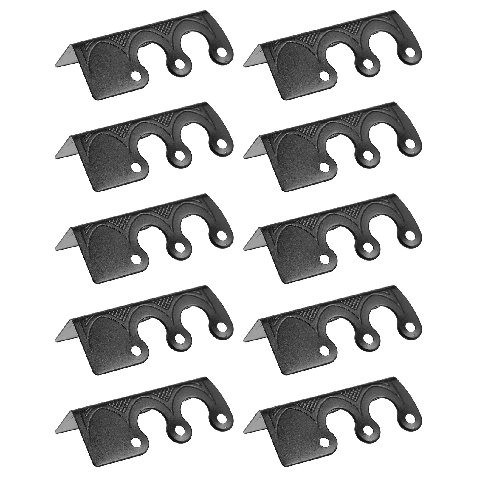

10Pcs Metal Corner Protectors Vintage Style Decorative Guards for Wooden Boxes Jewelry Cases Retro Furniture Safety