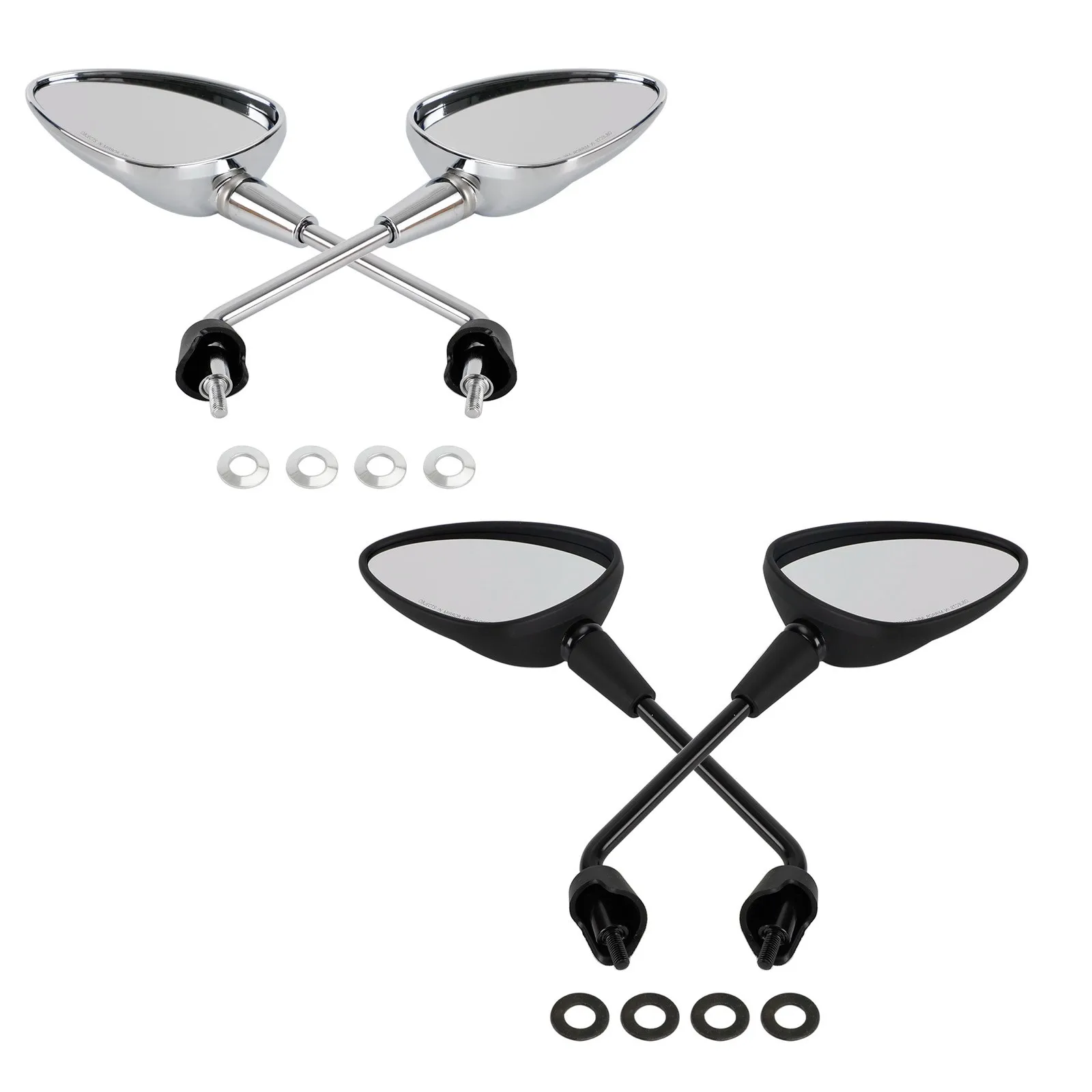 Areyourshop 30MPH 45MPH Scooter Mirror for Vespa GTS HPE Sprint Primavera 50 125 150 cc 2T 4T Eletrrica