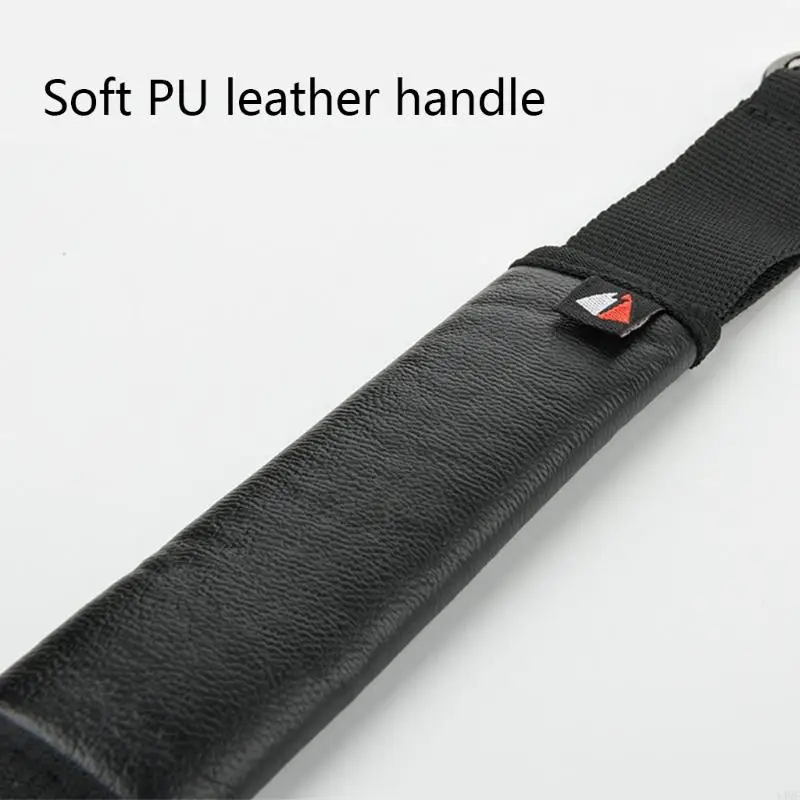 Y4Qf خزانة مكبر صوت أسود لمقبض حزام الحالات متعددة الوظائف قبضة مقبض لـ مكبرات الصوت الموسيقية Instrum