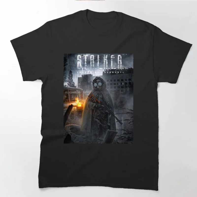 

S.T.A.L.K.E.R. 2 Shadow of chernobyl 0813 Danger exclusion zone gift t shirt Videogame Stalker Graphic Clothes All size Tops