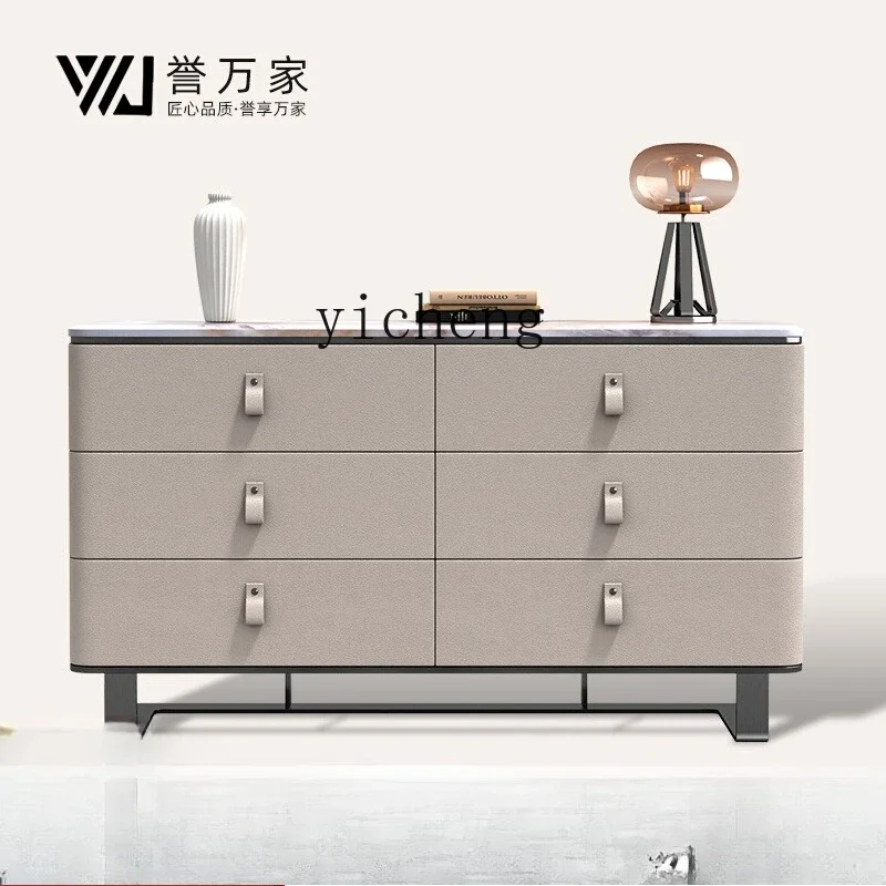 

ZK bedroom six-chest cabinet against the wall storage cabinet high-end light luxury drawer living room dining side cabinet