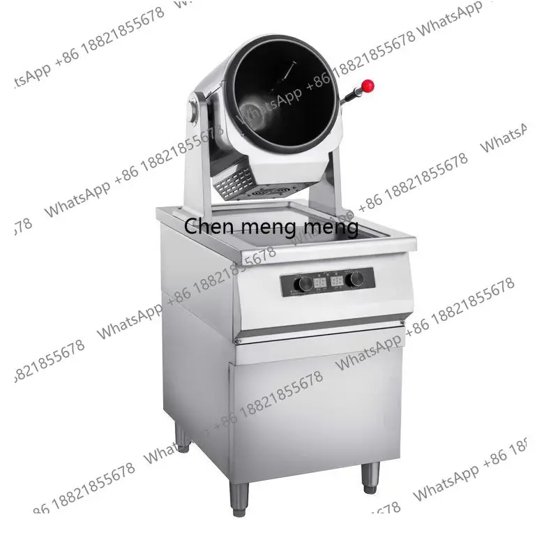 

Commercial single-head cabinet type fast food fried rice noodles intelligent stir-frying electromagnetic roller stir-fry machine