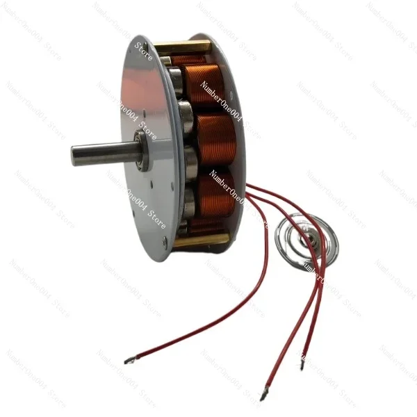 Miniature Disc Type with Iron Core Generator Strong Magnetic Low Speed High Power Generation Multipole Three Phase Alternator