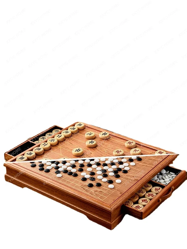 Two in one Go, Chess, Gozi, Double sided Chess Board Set, Chess Table, Chess Dwen, Cloud Go, Children's Home Gift