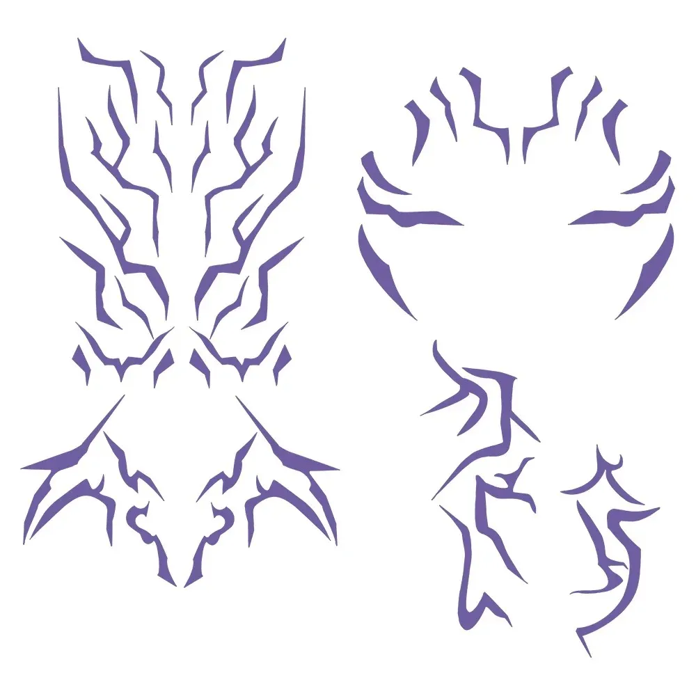 

Новинка 2025 года, временные татуировки K-Pop «Охотники на демонов» — набор Руми и Джуни для косплея и Рождества | Дизайн HUNTR/X & Saja Girl Boys