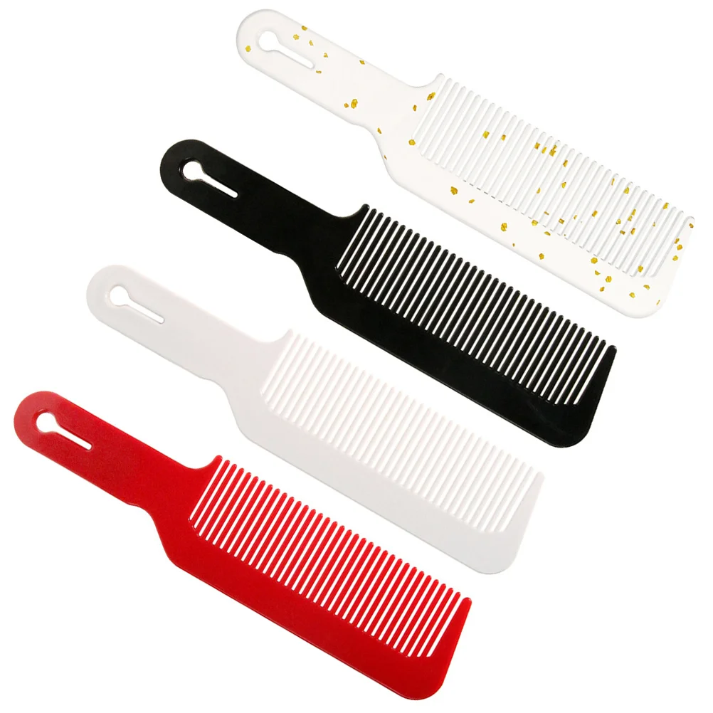 

4pcs Flat- Combs Durable ABS PP Material for Hair Cutting Styling Beard Trimming Salon Use Lightweight Gift